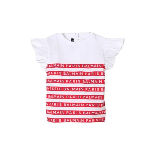 BALMAIN Красные Детские Футболки