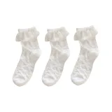 3 шт (Белый кружево)