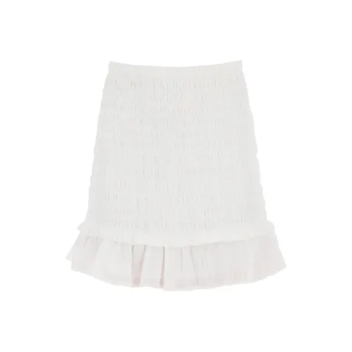 ISABEL MARANT Белая Женская Повседневная Короткая Юбка