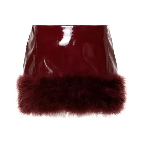 Blumarine Бургундский Женские Повседневные Короткие Юбки