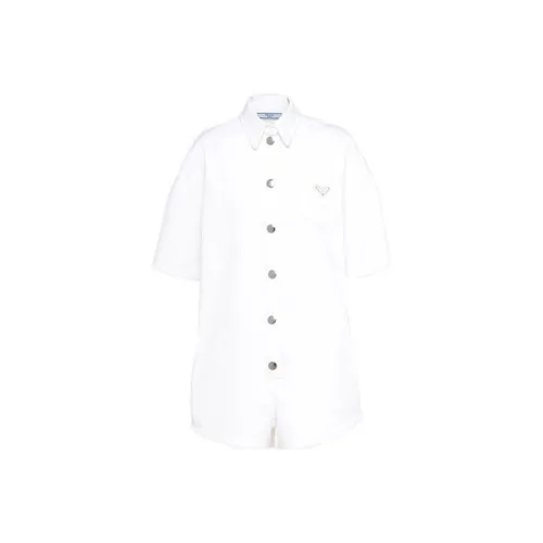 PRADA SS22 Комбинезон Женский Белый