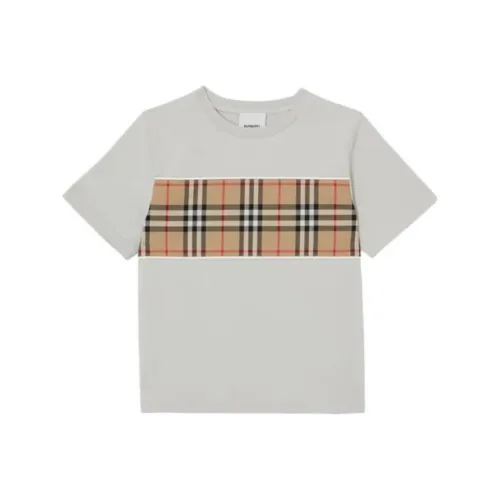 Burberry Серебристо-серые Детские Рубашки T