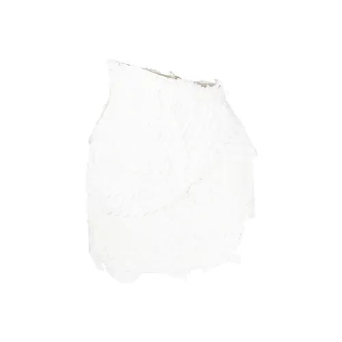 Zimmermann Белая Женская Повседневная Короткая Юбка