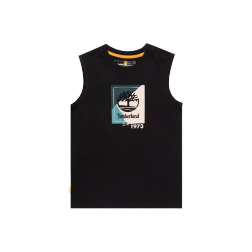 TIMBERLAND Черные Женские Спортивные Майки Без Рукавов