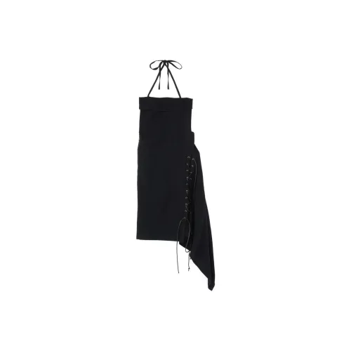Yohji Yamamoto Черные Женские Слиплатья