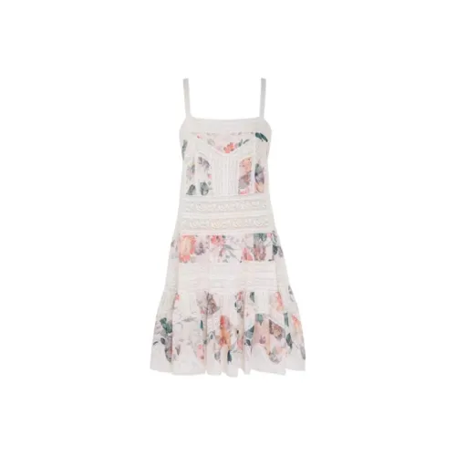 Zimmermann SS25 Slip Платье Женские Кремовый