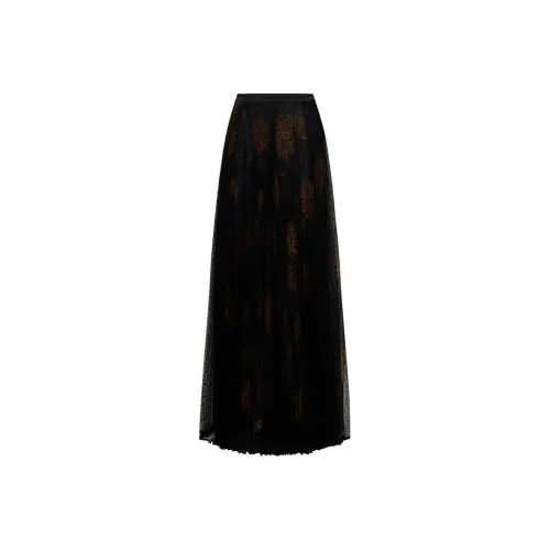 ETRO Черные Женские Повседневные Длинные Юбки