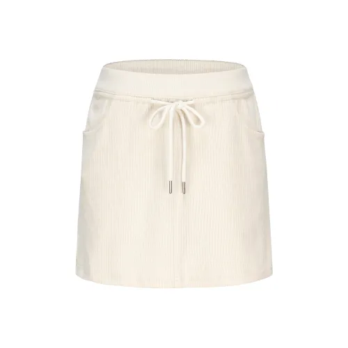 CHIWAWAMEME Повседневные короткие юбки женские абрикос