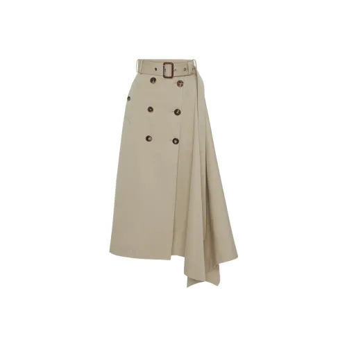 Alexander McQueen SS23 Юбка Женская Бежевая