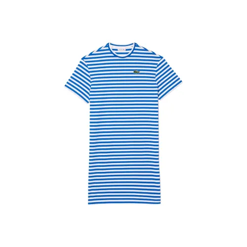 LACOSTE Короткий рукав Платье Женское Синее