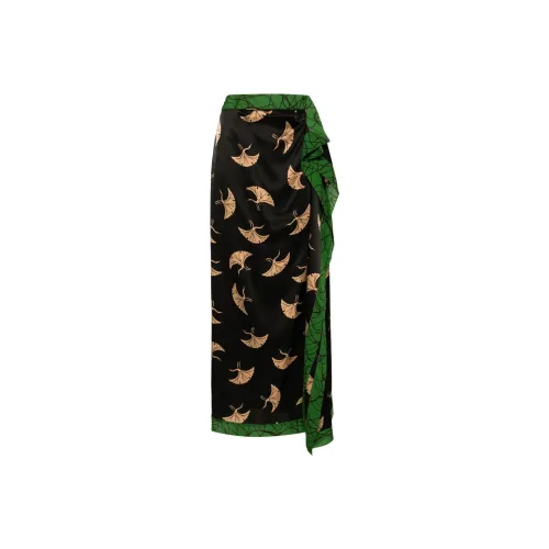 DRIES VAN NOTEN Многоцветные Женские Повседневные Длинные Юбки