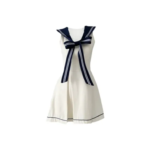 EIDOLON GRAIN Без рукавов Платье Женское Белое