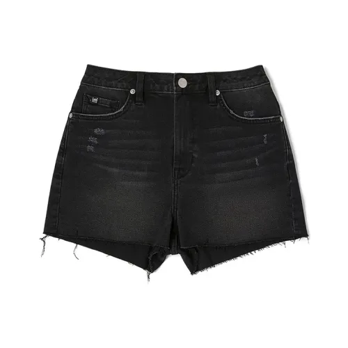 Lee Черные Женские Джинсовые Шорты