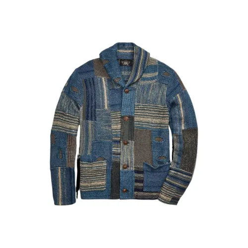 DOUBLE RL SS23 Свитер Мужской Синий