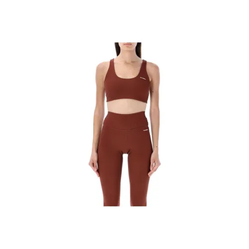 SPORTY & RICH Каштановый Женское Спортивное Белье