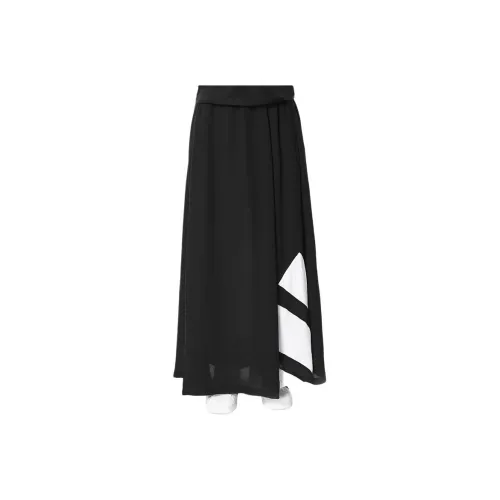 Adidas Originals EQTLONGSKIRT Повседневная Длинная Юбка Женская Черная
