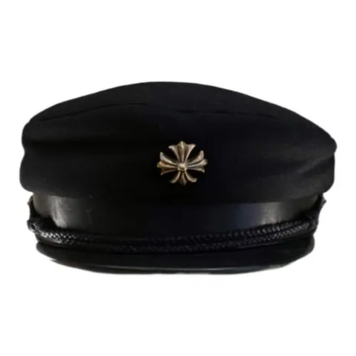 Chrome Hearts Кожа Шапки и Кепки Унисекс Черный