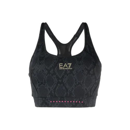 EMPORIO ARMANI EA7 Черное Женское Спортивное Белье