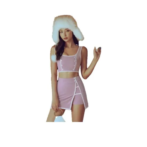 GIDI BOHO Розово-белый Женские Комплекты с юбкой