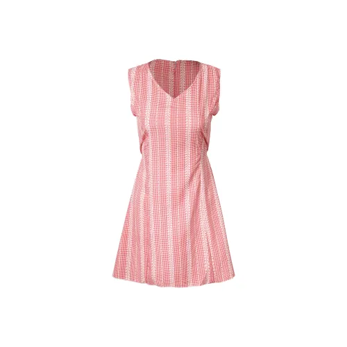 ZUKIZUKI Без рукавов Платье Женское Розовое