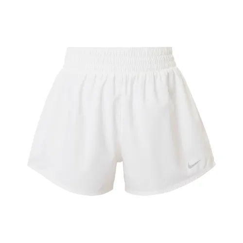 NIKE Dri Fit one Белые Женские Спортивные Шорты