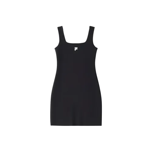 FILA FUSION FOB Collection FUSION LIFE Юбка Платье Женское Глубокий Черный BK