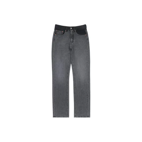MM6 Maison Margiela совместный бренд SS24 Джинсы Женские Серый
