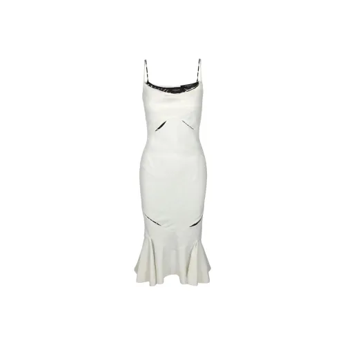 VERSACE Slip Платье Женское Белое