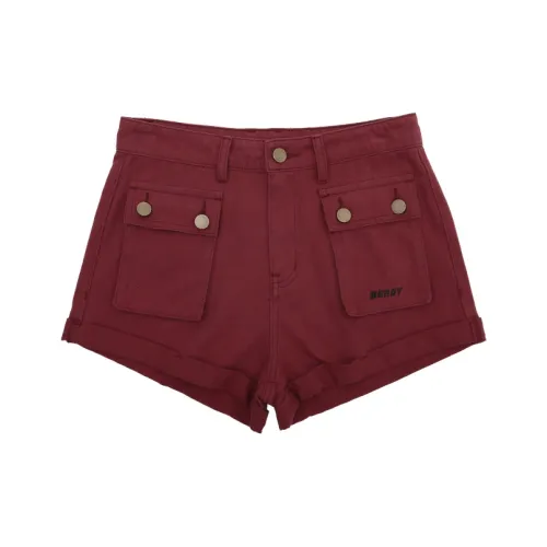 Nerdy Red Женские Шорты Карго