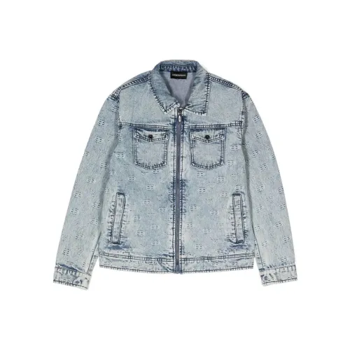 EMPORIO ARMANI Куртки и Пальто Светло-Синий Детский