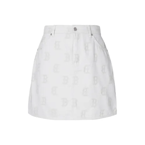 MLB Boston Red Sox Джинсовые короткие юбки Женские Крем