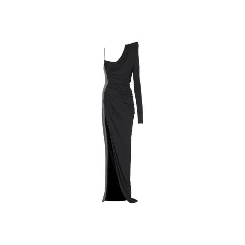 BALMAIN SS25 Без рукавов Платье Женское Черное