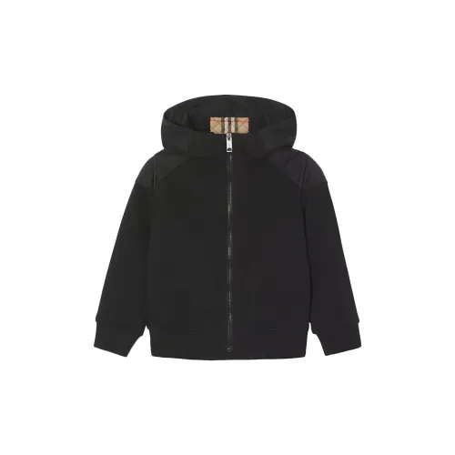 Burberry Черные Детские Утеплённые Куртки
