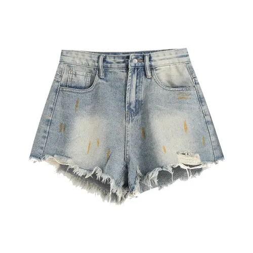 TWOPLUMGIRLS Винтажные синие женские джинсовые шорты