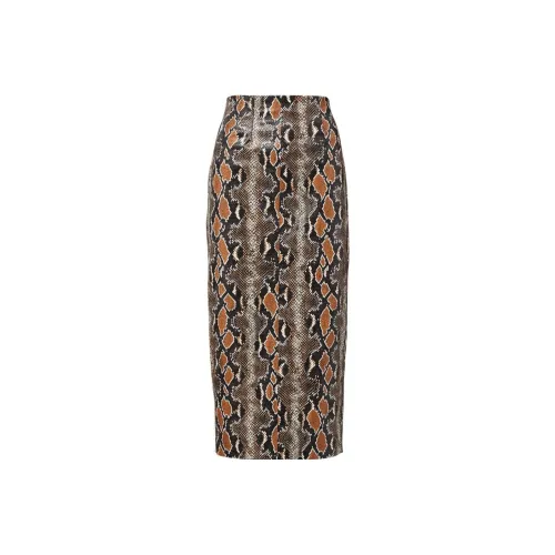 VERONICA BEARD Повседневная длинная юбка женский цвет коньячный коричневый