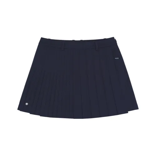 LI NING 1990 GOLF серия Повседневная короткая юбка Женская Морской синий