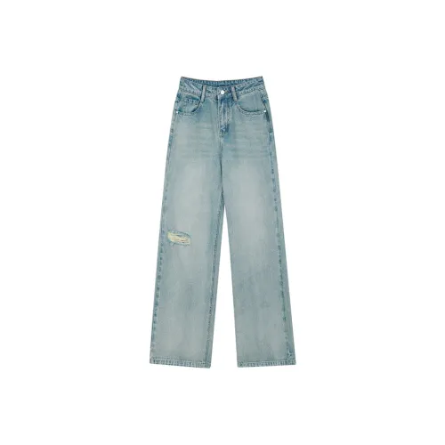 VEGA CHANG Джинсы Женские Ностальгический Синий