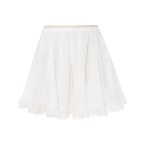 d'zzit Повседневные короткие юбки Женские Белые