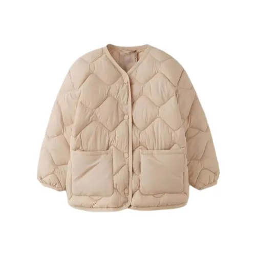 ZARA Бежевые Детские Утеплённые Куртки