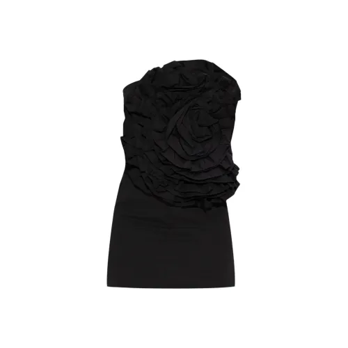 Rotate Без рукавов Платье Женское Черное