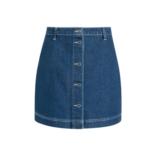 ARMANI EXCHANGEAE Джинсовые короткие юбки Женские Blue