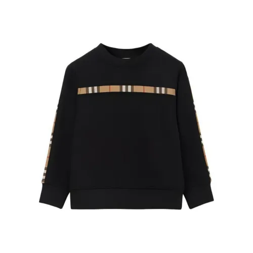 Burberry Черный Kids Свитшоты