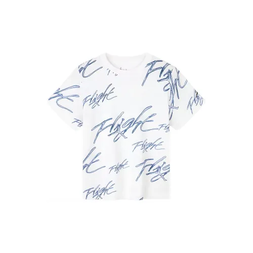 NIKE Чисто белый Kids T-рубашки