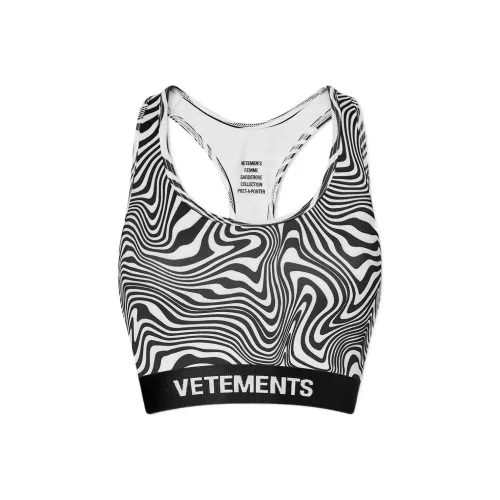 Vetements Черное Женское Спортивное Белье
