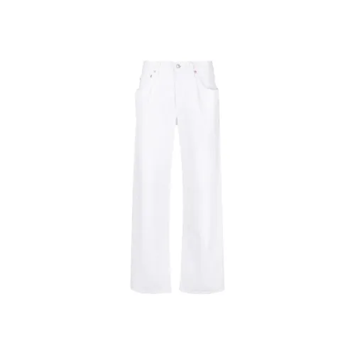 AGOLDE Джинсы Женские Молочно-белые