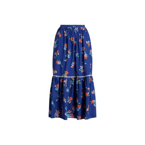 Polo Ralph Lauren x Naiomi Очки SS24 Повседневный Длинный Юбка Женские Синий