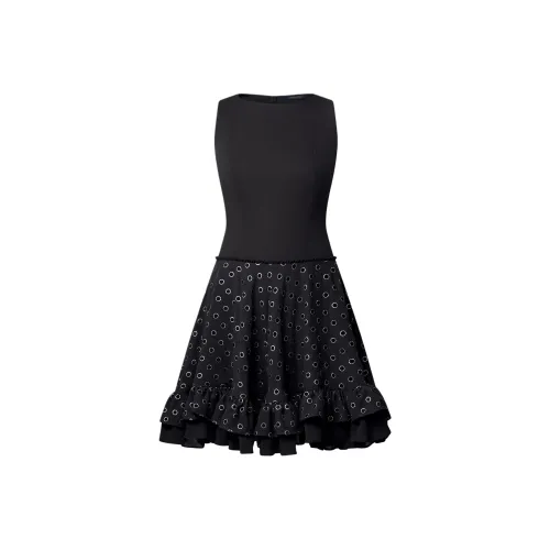 LOUIS VUITTON SS25 Без рукавов Платье Женское Черное