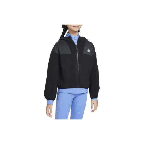 Nike Куртки и Пальто Детская одежда ACG Wolf Tree Толстовка Черный Детский