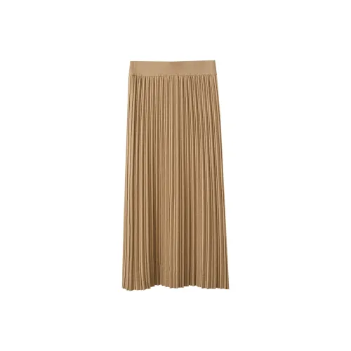 AMII Женские Повседневные Длинные Юбки