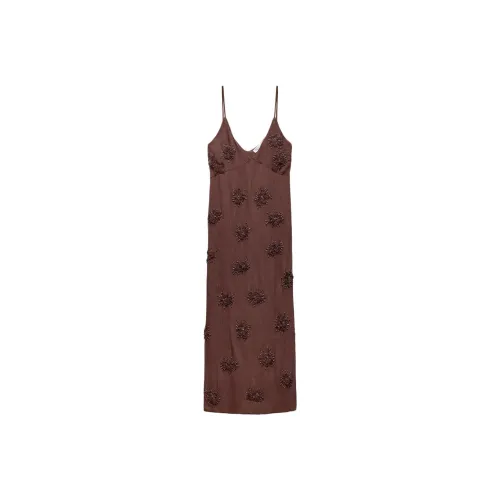 ZARA Коричневый Женские Слиплатья